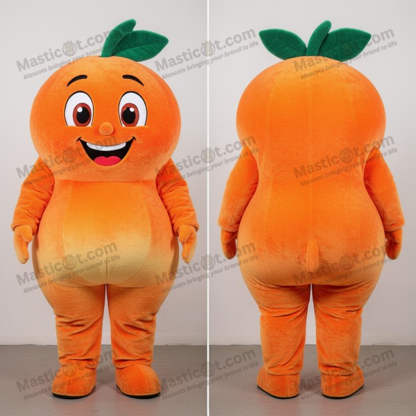 Velvety orange attorney mascot - Masticot.com
