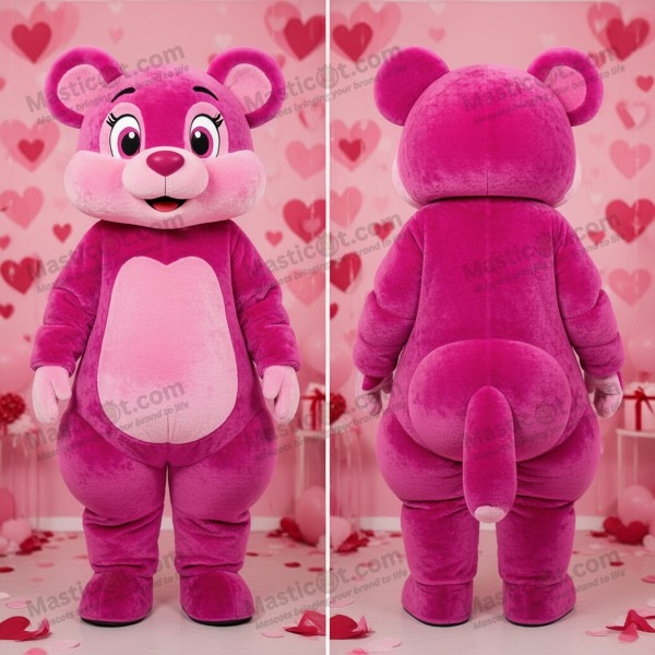 Magenta Kosealliansen Hjerteallianse Maskot - Masticot.com