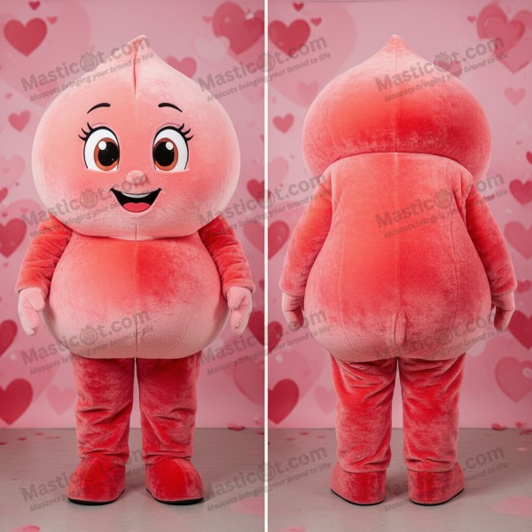 Peach Heart-Eyed Bracelet Mascot - Masticot.com