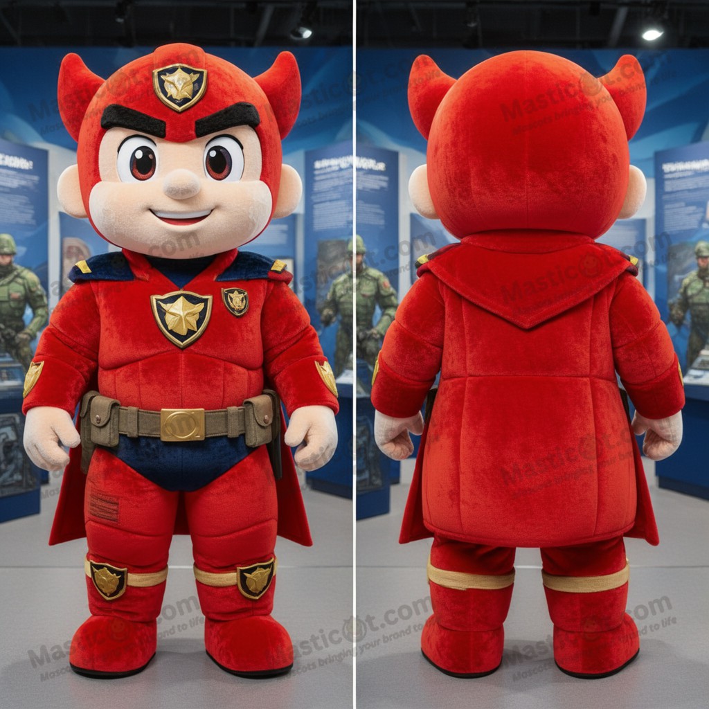 Mascotă para-comando Crimson Bold - Masticot.com