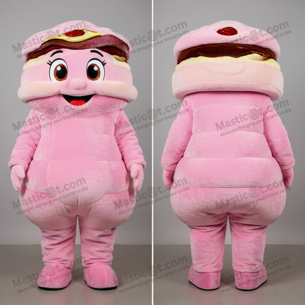 Blush Pink Delicious Moussaka Mascot - Masticot.com