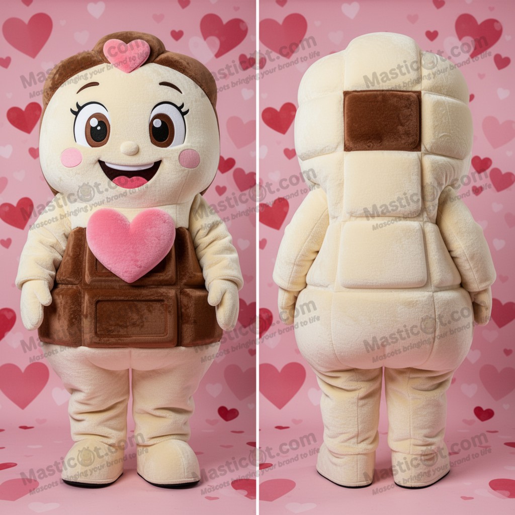 Pluche Mascotte Chocolade Fluweel - Chocolade - MASTICOT_777 - Masticot.com