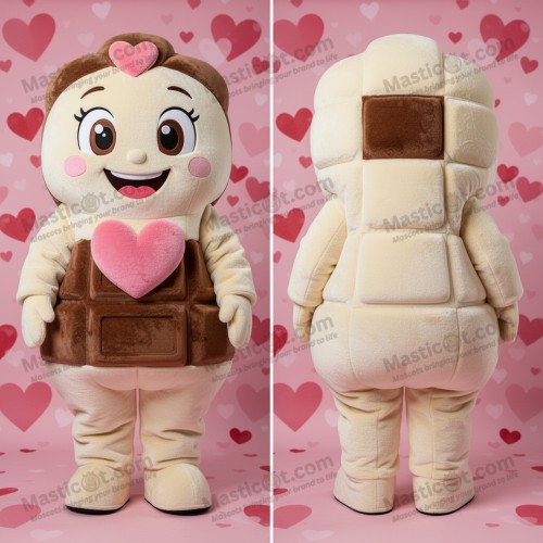 Pluche Mascotte Chocolade Fluweel - Chocolade - MASTICOT_777 - Masticot.com