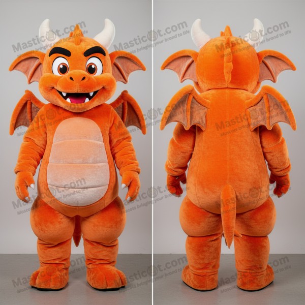 Crimson and gold gargoyle mascot - Masticot.com