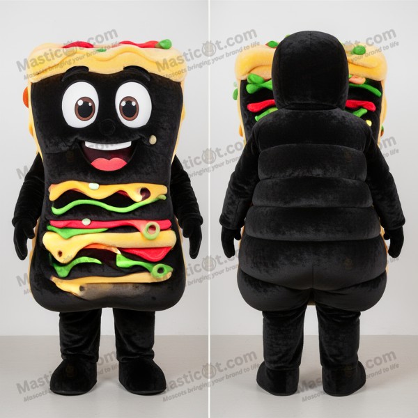Charcoal layered lasagna mascot - Masticot.com