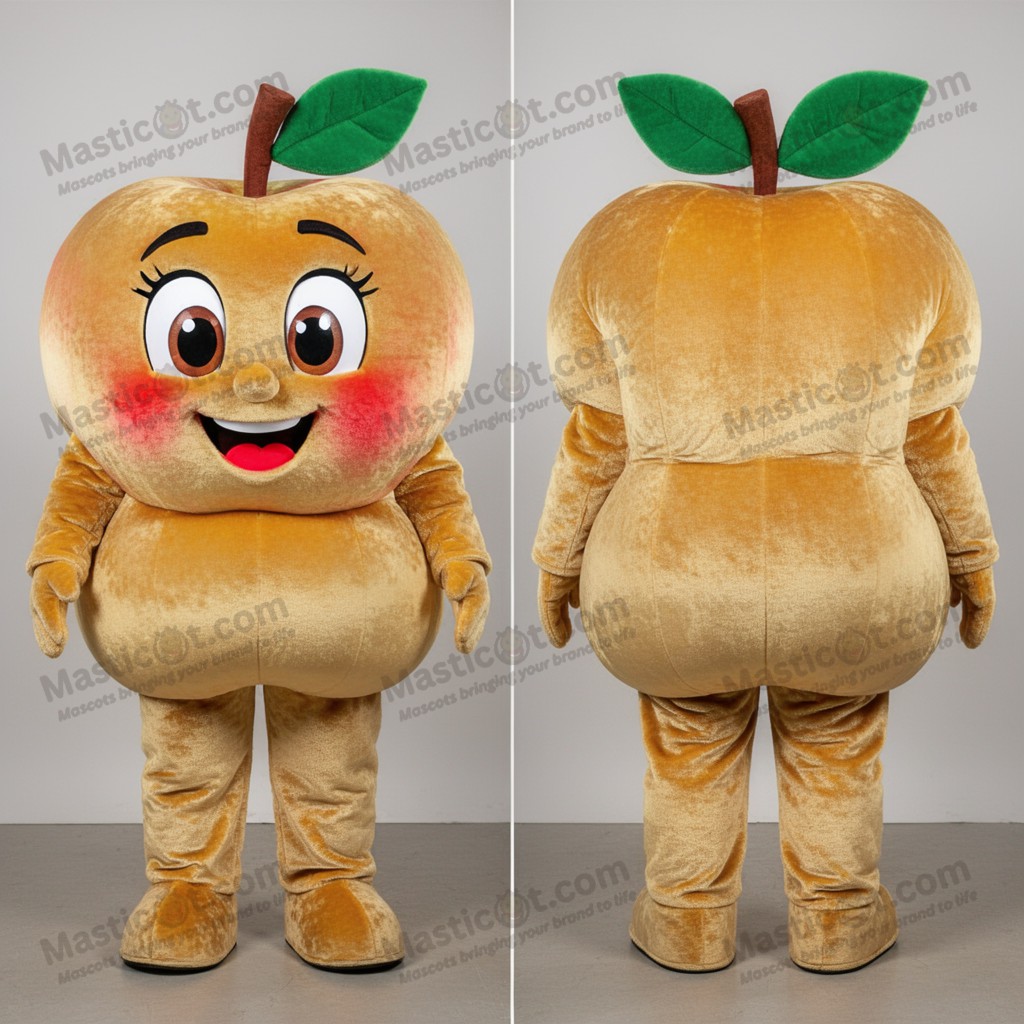 Gullrund eplemaskot - Masticot.com