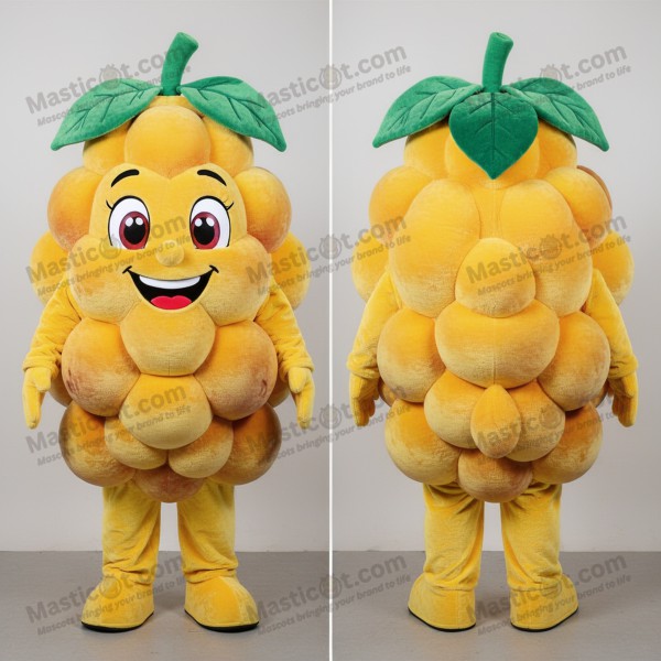 Golden Velvety Grape Mascot - Masticot.com