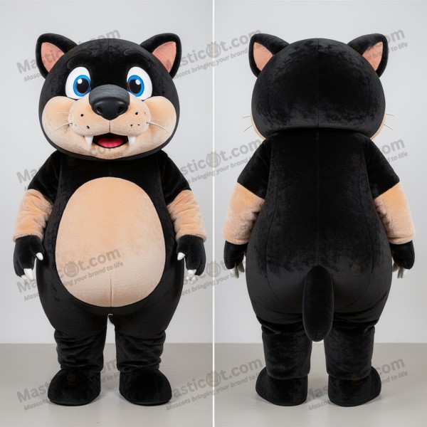 Ebony Karikatura Thylacosmilus Maskot - Masticot.com