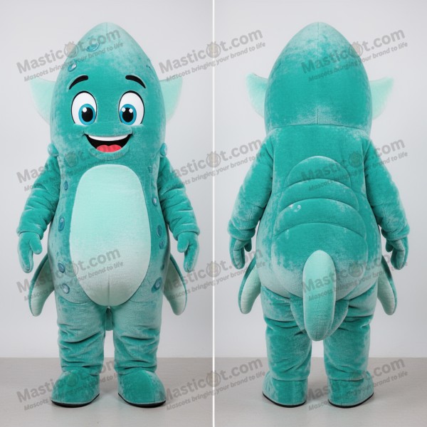 Mascotă Pluș Teal din Calamar Prajit Velur - Masticot.com