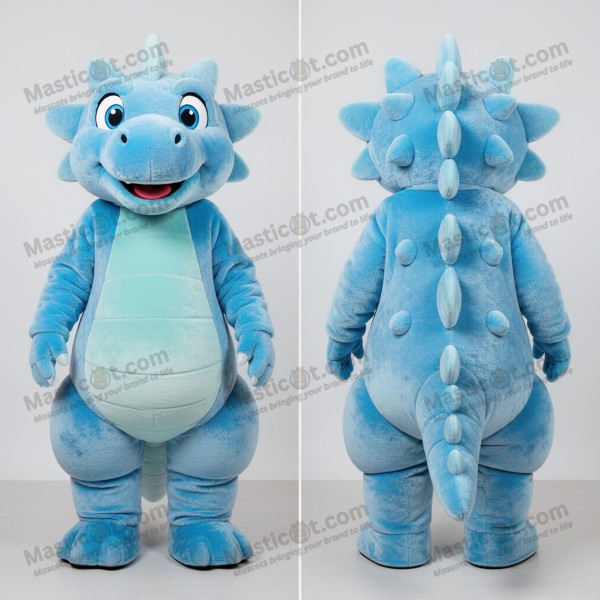 Disfraz de anquilosaurio acolchado azul cielo - Masticot.com
