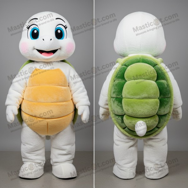 Emerald green gentle turtle mascot - Masticot.com