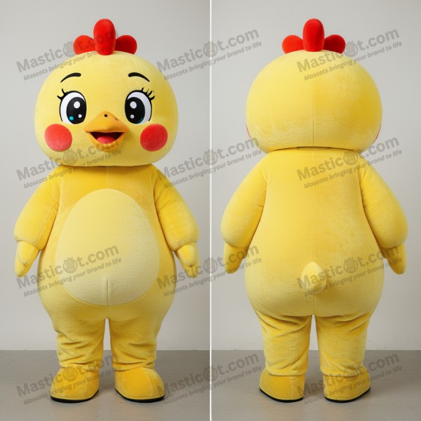 Lemon Yellow Cartoon Mandarin Mascot - Masticot.com