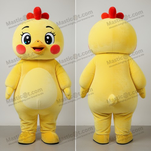 Lemon Gul Mandarin-maskot - Mandarin - MASTICOT_8375 - Masticot.com