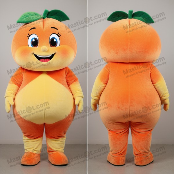 Costum de mascota Strongman din catifea piersică -