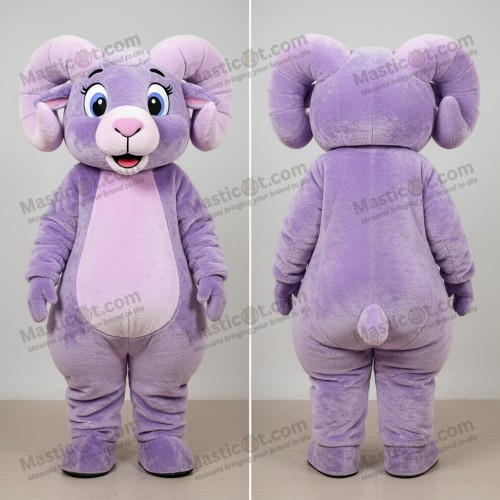 Lavendelaktig sammetslen ramsmaskot - Ram - MASTICOT_8509 - Masticot.com