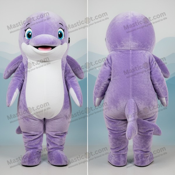 Lilla fløyelsbeluga hvalmaske - Masticot.com