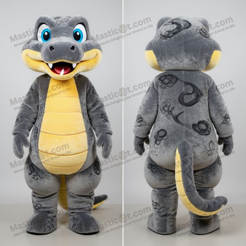 Gray sleek python mascot - Masticot.com