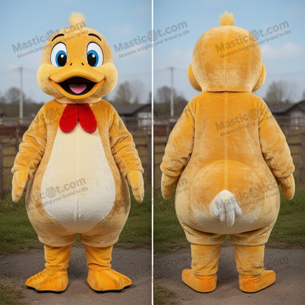 Golden plump muscovy duck mascot - Masticot.com