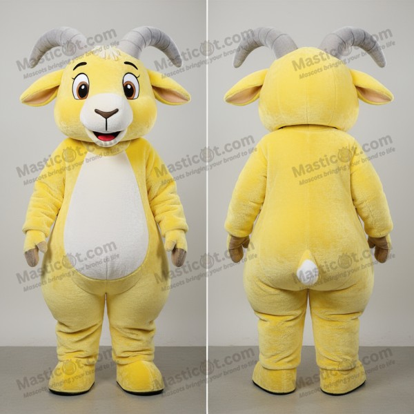 Citron Gul Boer Ged Mascot - Masticot.com