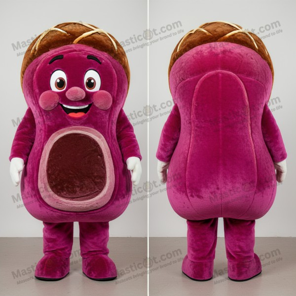 Magenta velvety beef wellington mascot - Masticot.com