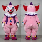 Pink mischievous evil clown mascot - Masticot.com