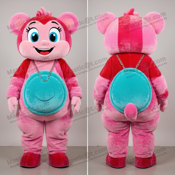 Leken cyan anheng-maskot - Masticot.com