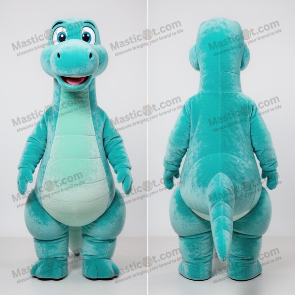 Tyrkysový maskot Diplodocus s širokými rameny - Masticot.com