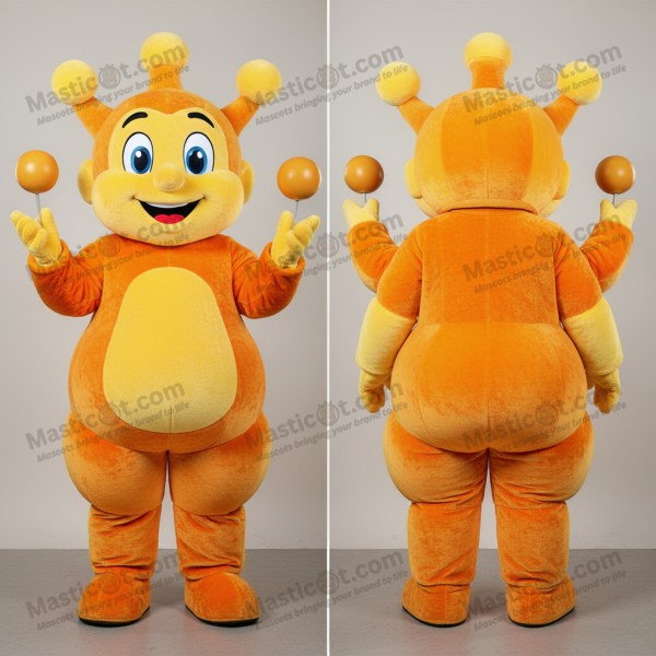 Mascotte Numérique Veloutée Or Juggle - Masticot.com