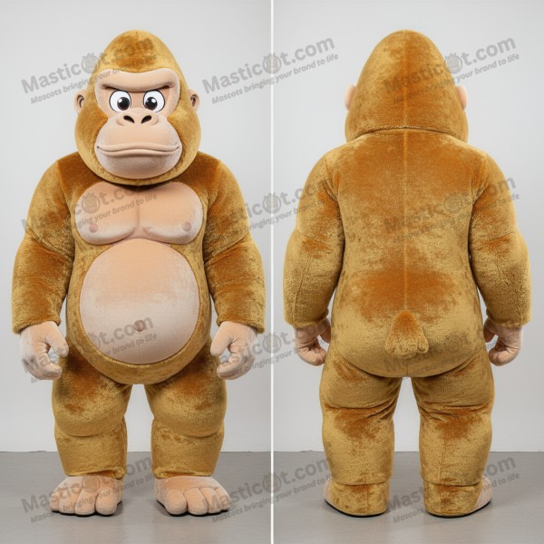 Maskot Gorila s Zlatým Kožíškem - Masticot.com