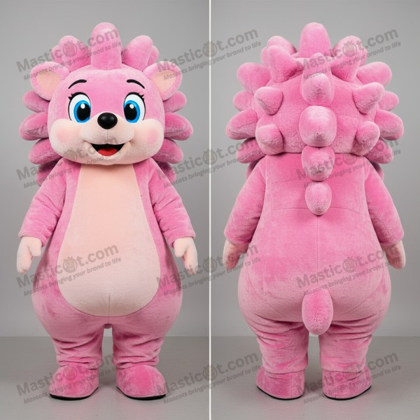 Weicher, rosa Igel Maskottchen Kostüm - Masticot.com