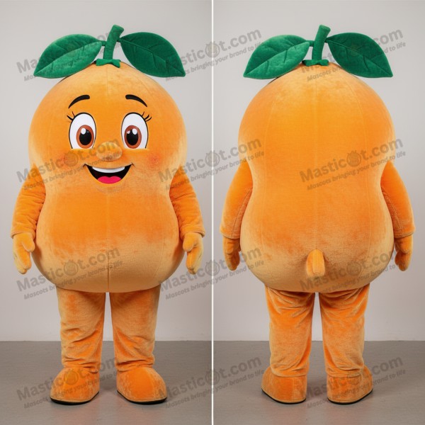 Golden juicy grapefruit mascot - Masticot.com