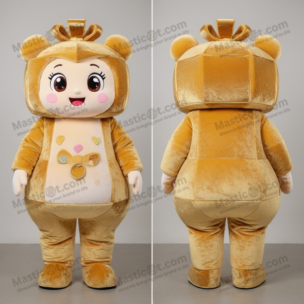 Golden delicious candy box mascot - Masticot.com