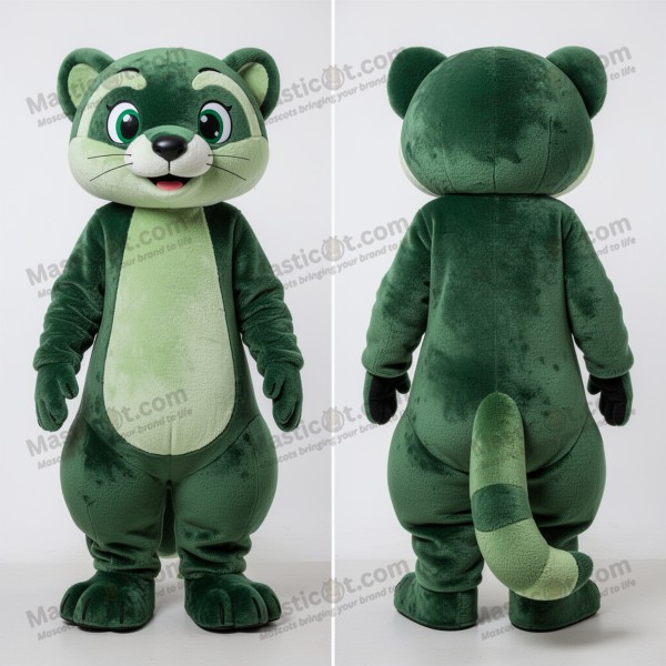 Mascot de huruici jucăuș, verde forest - Masticot.com