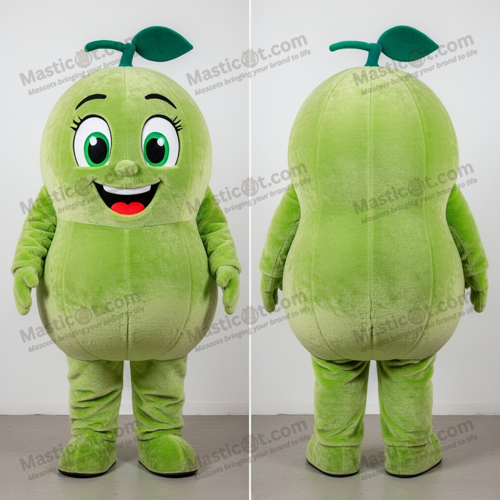 Limegrønn Rund Melon-Maskot - Melon - MASTICOT_8962 - Masticot.com