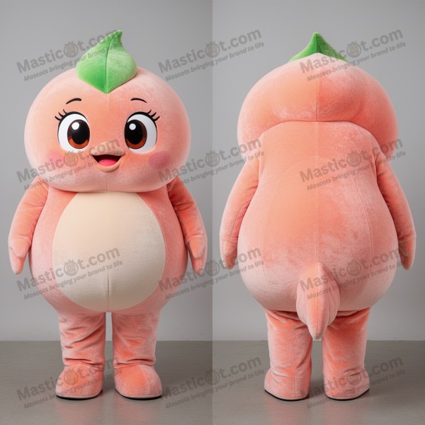 Peach Cartoon Cod Mascot - Masticot.com