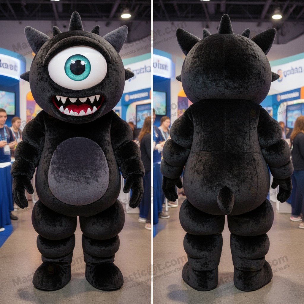 Ebony Cartoon Cyclops Mascot - Masticot.com