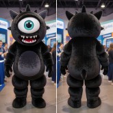 Ebony Cartoon Cyclops Mascot - Masticot.com