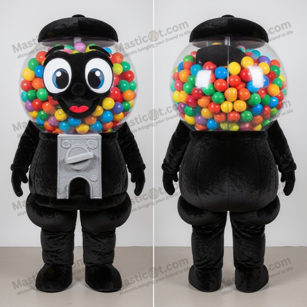 Crimson Rounded Gumball Machine Mascot - Masticot.com