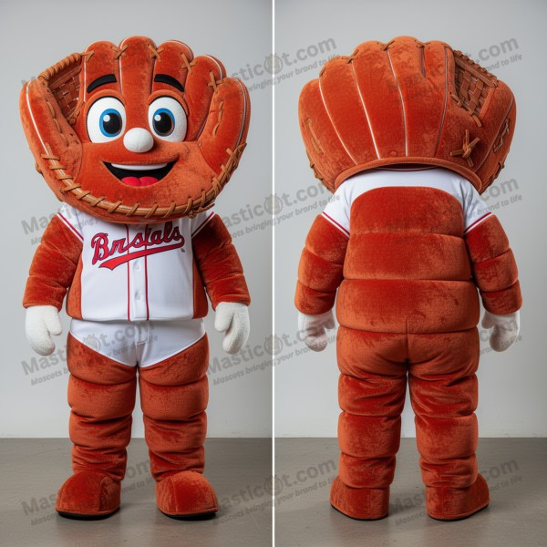 Rustoransje avrundet baseballhanske-maskot - Masticot.com