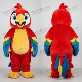 Crimson vibrant macaw mascot - Masticot.com