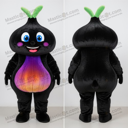 Ebony Padded Onion Mascot - Masticot.com