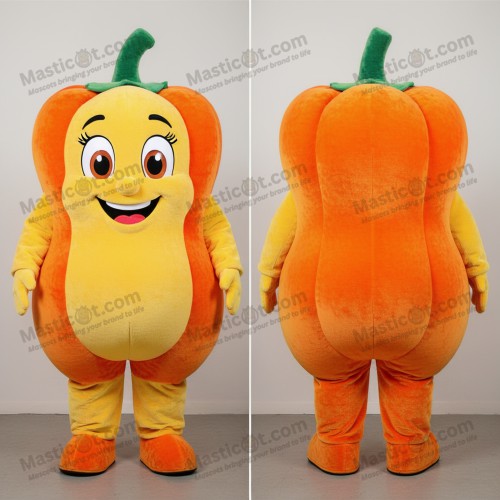 Goldener Plüsch-Pfeffer-Maskottchen - Masticot.com