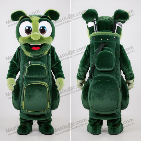 Mascota Redonda Verde Bosque para Bolsa de Golf -