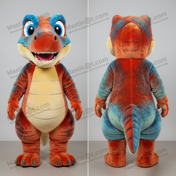 Rust Cartoon Coelophysis – Kostým maskota - Masticot.com