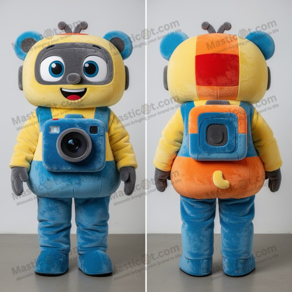 Velvet lens camera mascot - Masticot.com