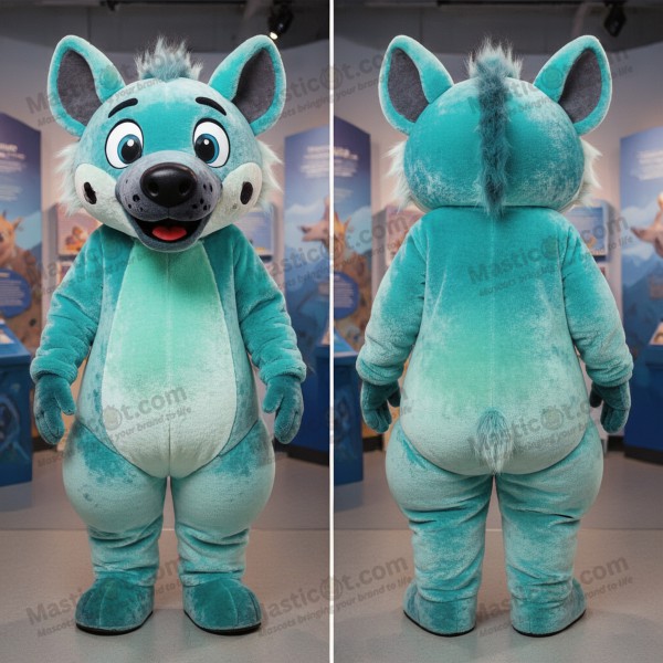 Turkis Tegnefilmhyene Maskot - Masticot.com