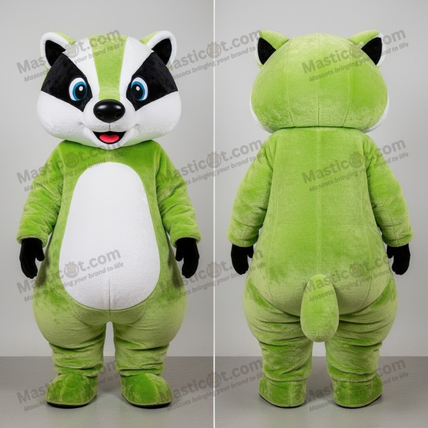 Zelená Sametová Medvědí Maskota - Masticot.com