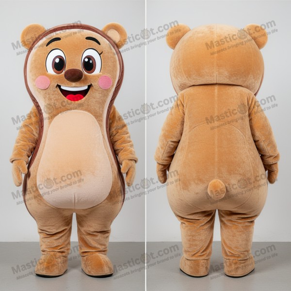 Honey Brown Plush Steak Mascot - Masticot.com