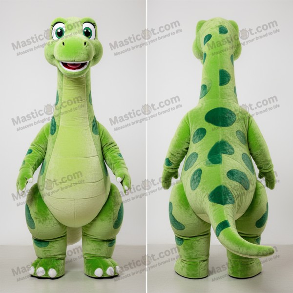 Mascotă Brachiosaur Blând, Verde Lime - Masticot.com