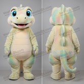 Creamy Velvety Cartoon Lizard Mascot - Masticot.com